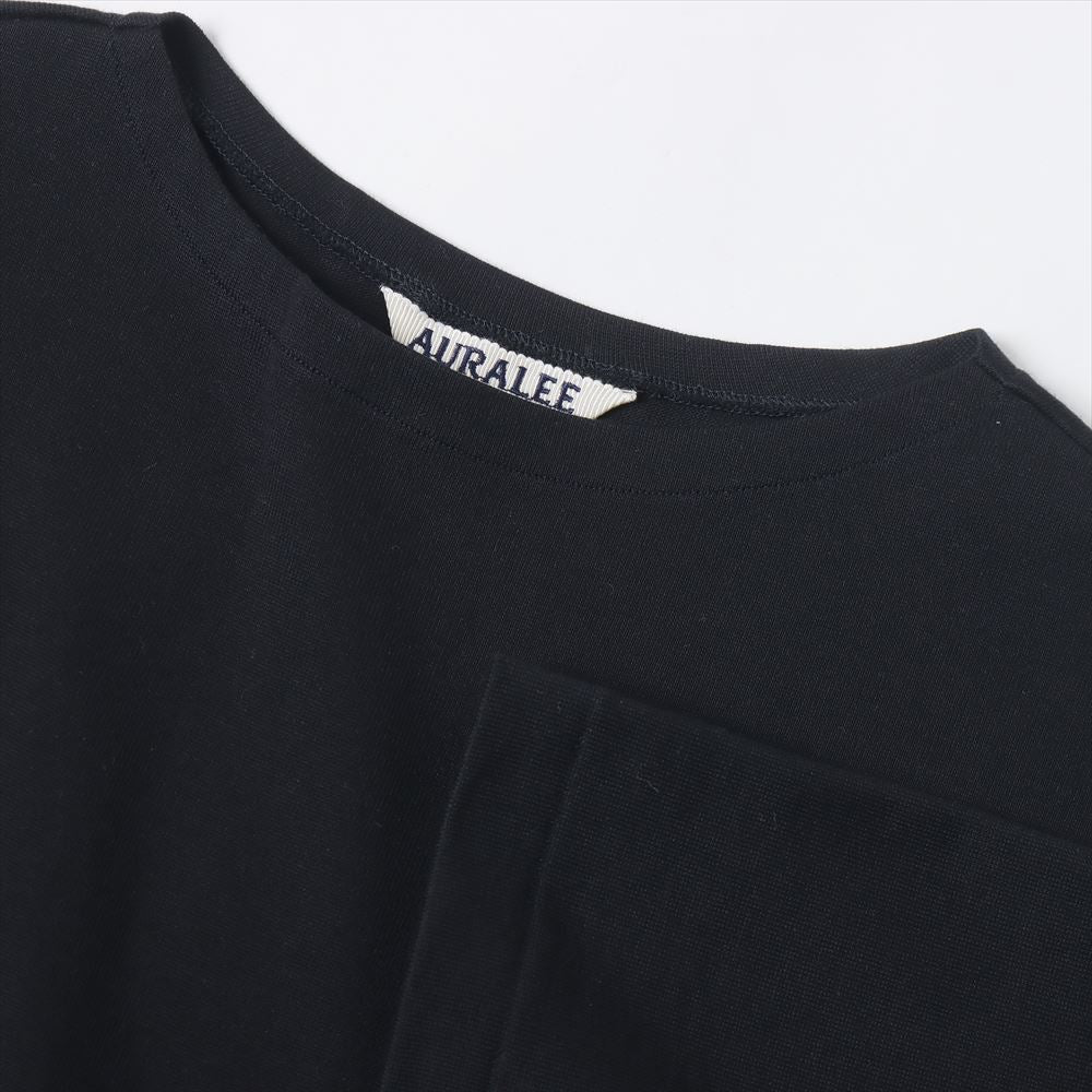 LUSTER PLAITING BOAT NECK TEE