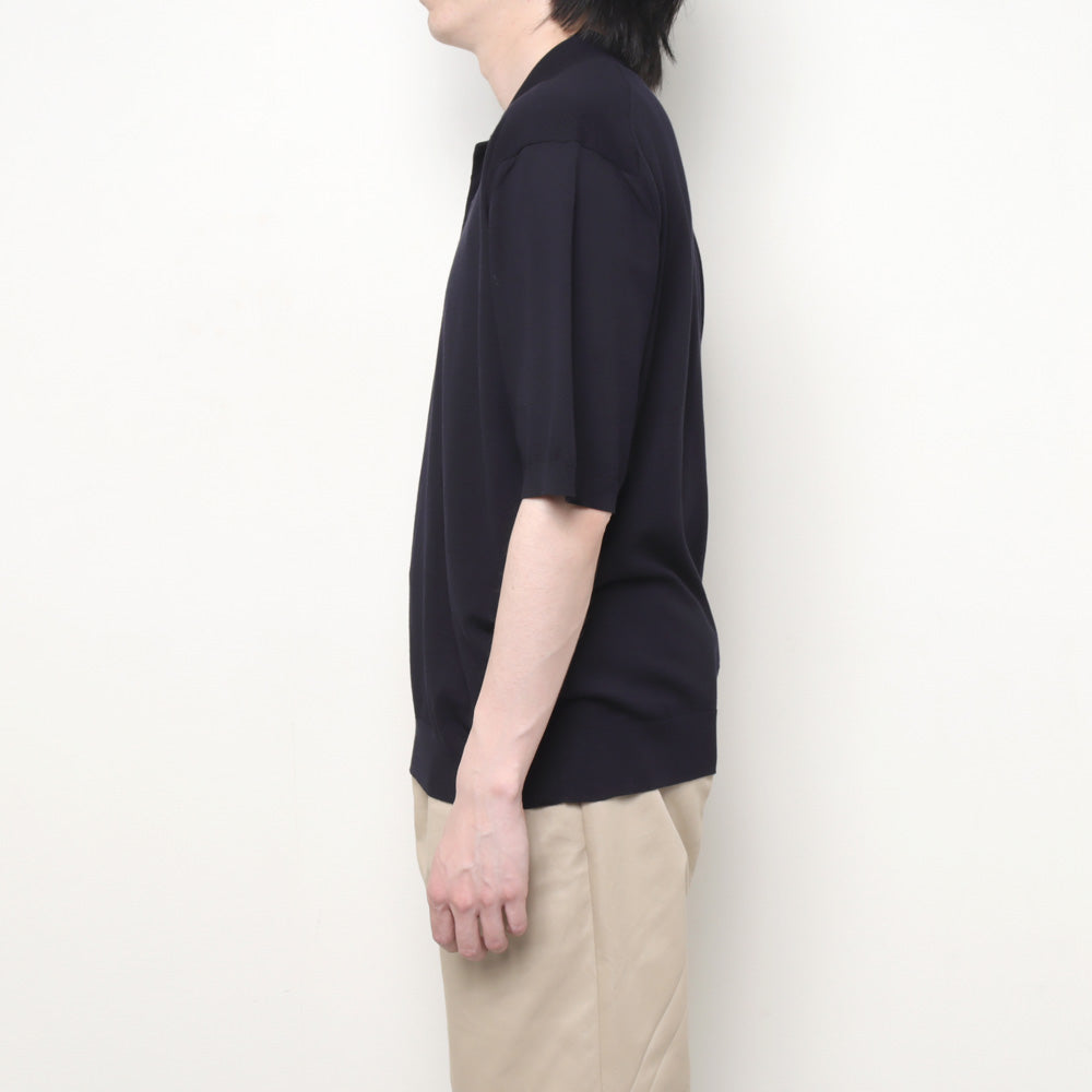SUPER HIGH GAUGE COTTON KNIT POLO