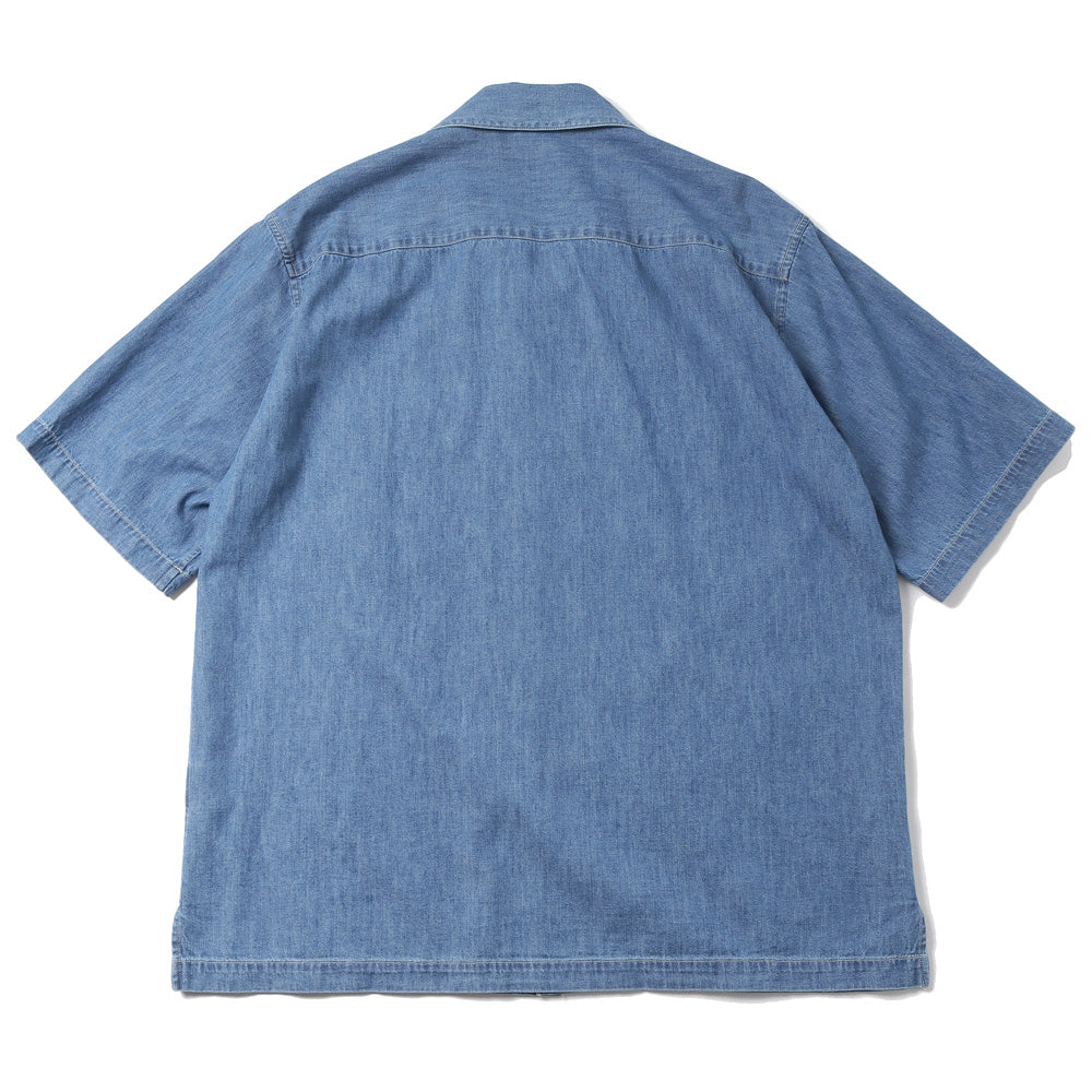 SELVEDGE SUPER LIGHT DENIM HALF SLEEVED SHIRT