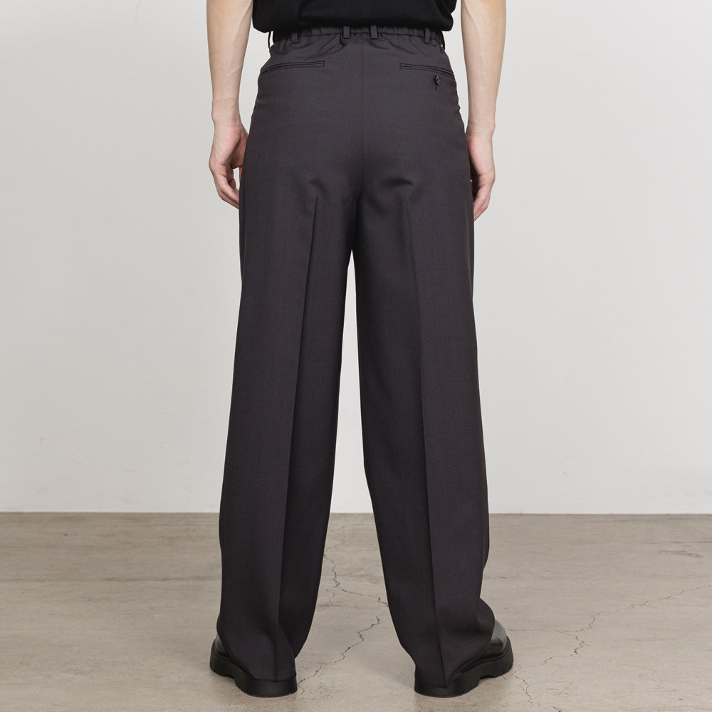 CLASSIC FIT DOUBLE PLEATED TROUSERS ORGANIC WOOL 2/80 TROPICAL