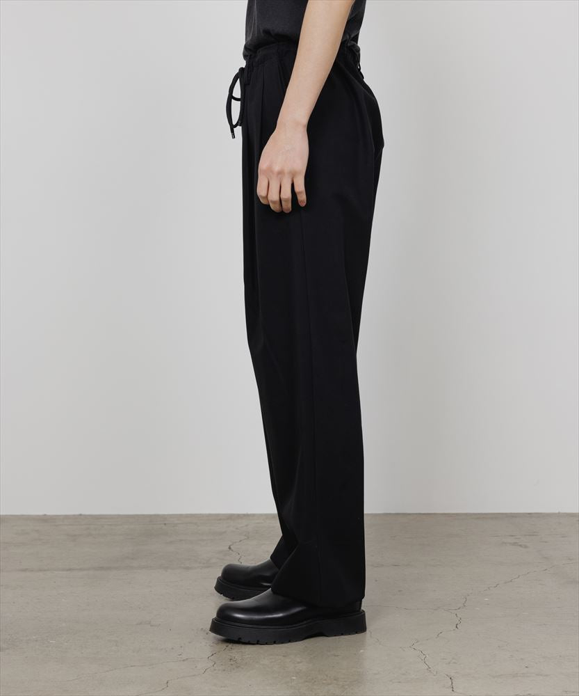 DOUBLE PLEATED EASY TROUSERS ORGANIC COTTON GABARDINE