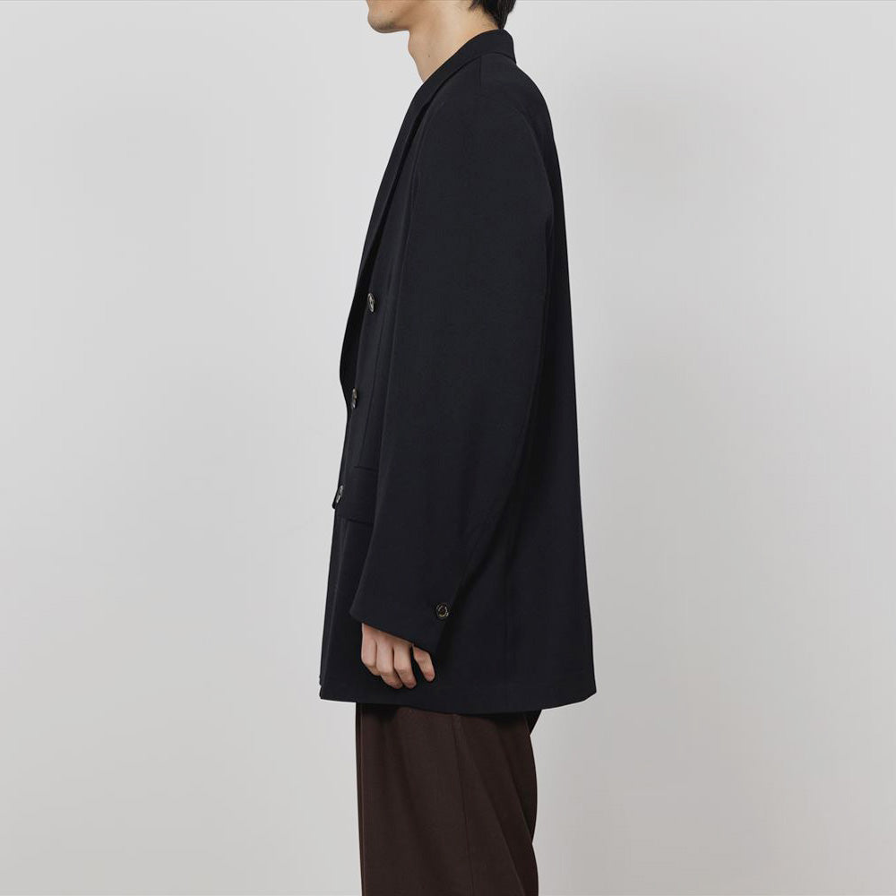 DOUBLE BREASTED COMFORT JACKET ORGANIC WOOL SURVIVAL CLOTH