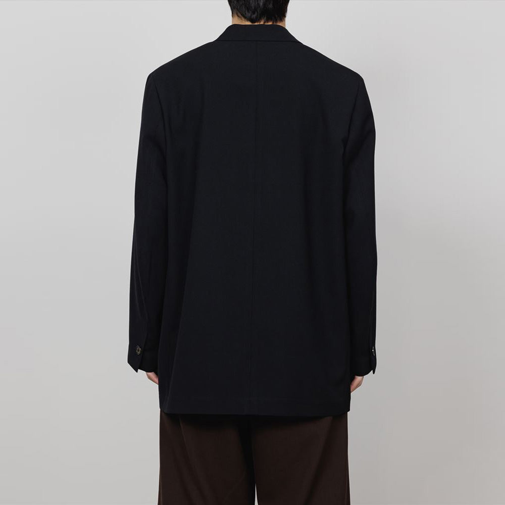 DOUBLE BREASTED COMFORT JACKET ORGANIC WOOL SURVIVAL CLOTH