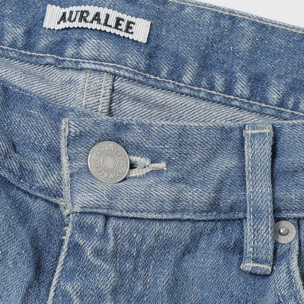 SELVEDGE FADED LIGHT DENIM PANTS