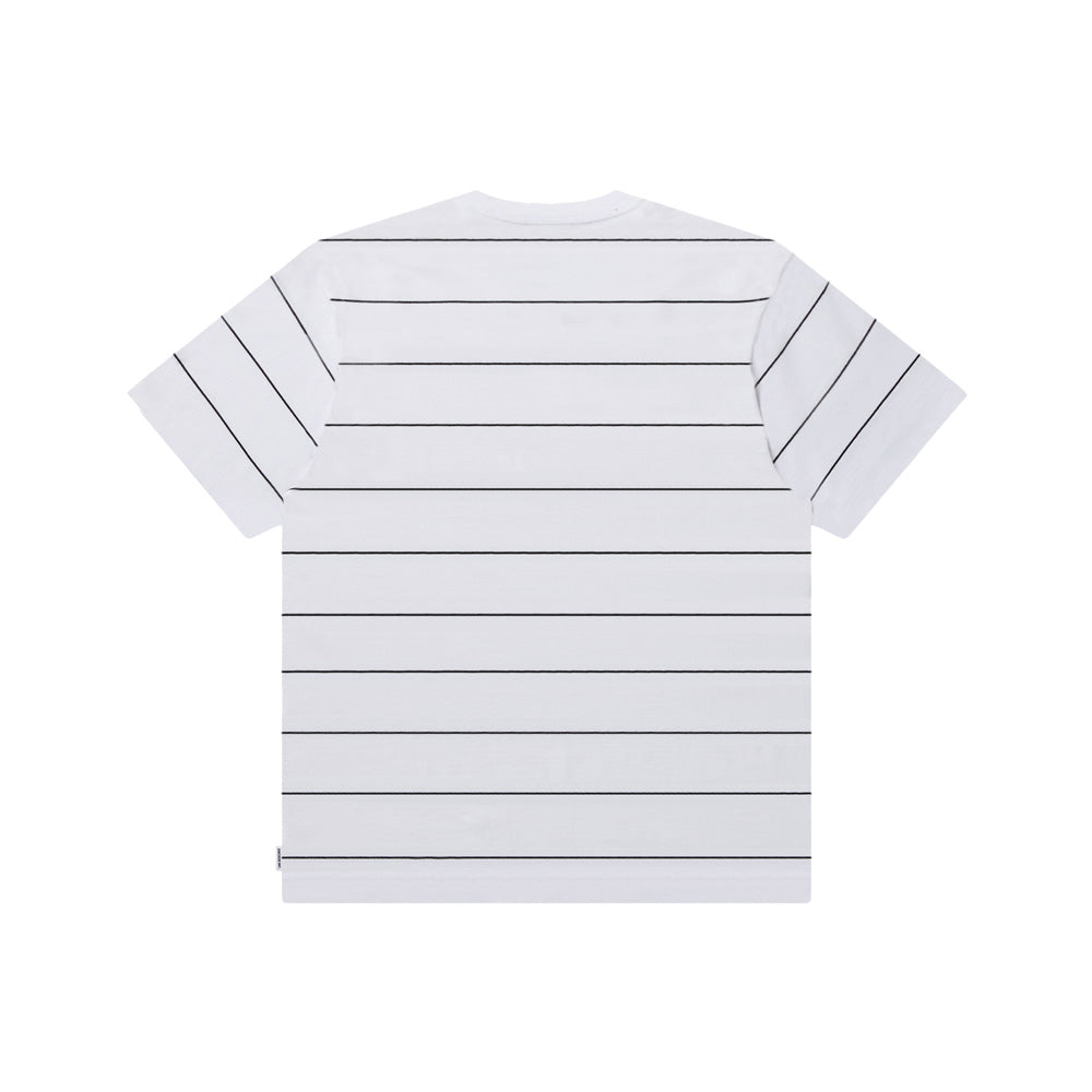 BOLD LOGO PATCHED STRIPED TEE