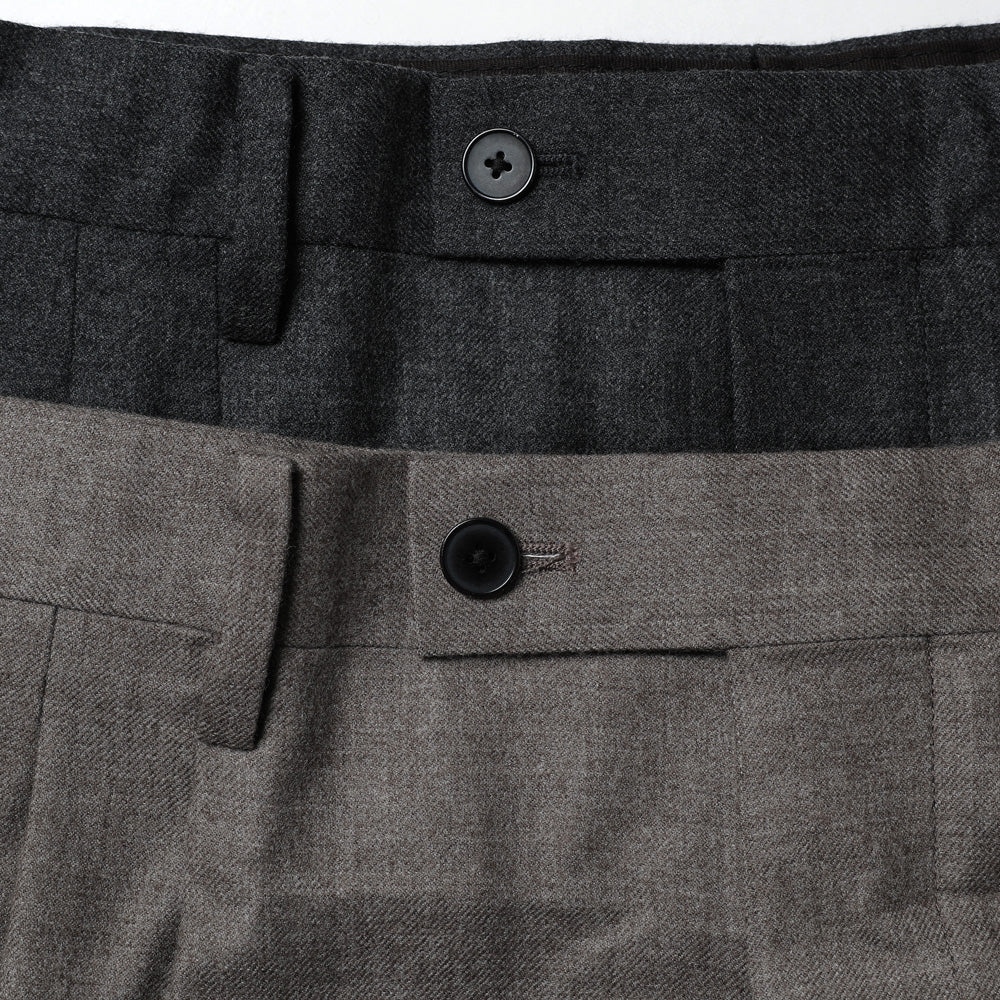 SUPRE LIGHT WOOL TWO-TUCK SLACKS