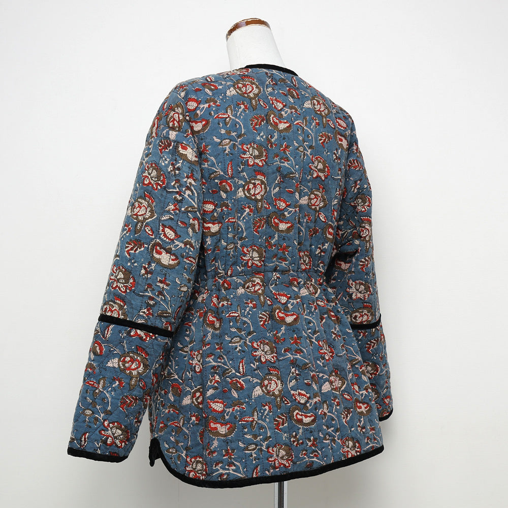 BLOCK PRINT QUILTED JACKET