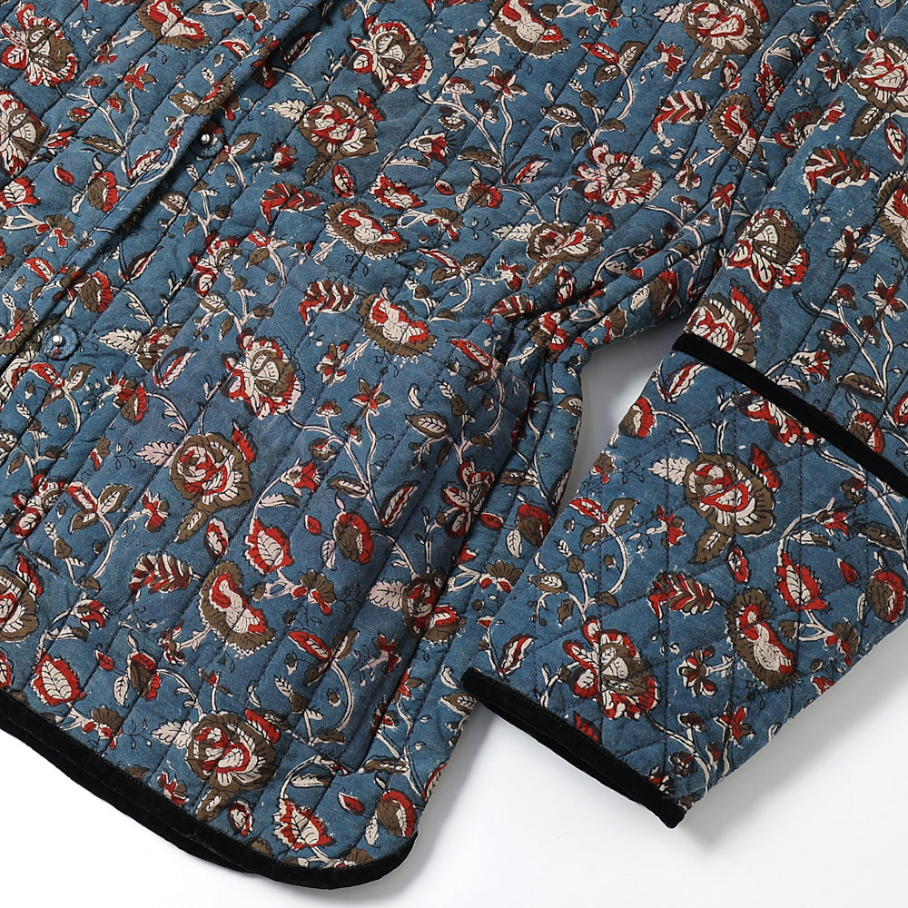 BLOCK PRINT QUILTED JACKET