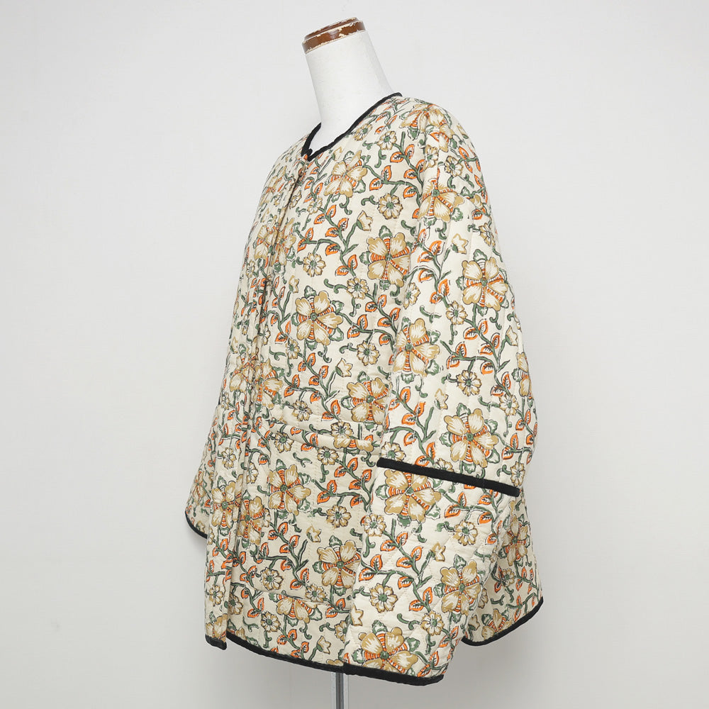 BLOCK PRINT QUILTED JACKET