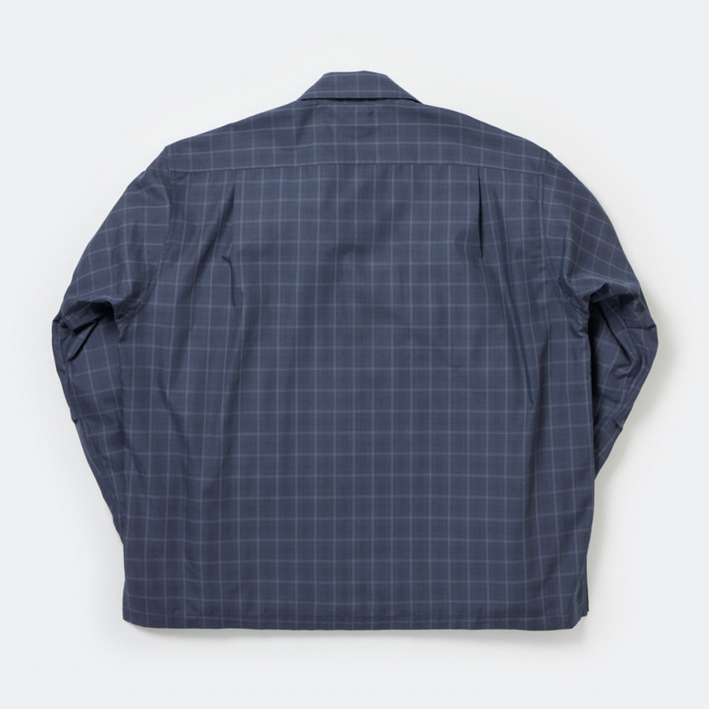 TECH SPORTS OPEN COLLAR SHIRT L/S NOVA CHECK