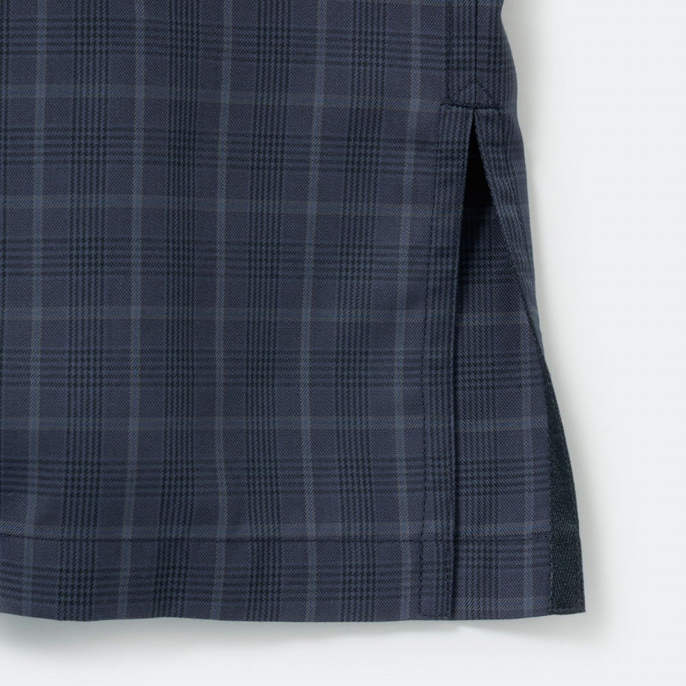TECH SPORTS OPEN COLLAR SHIRT L/S NOVA CHECK