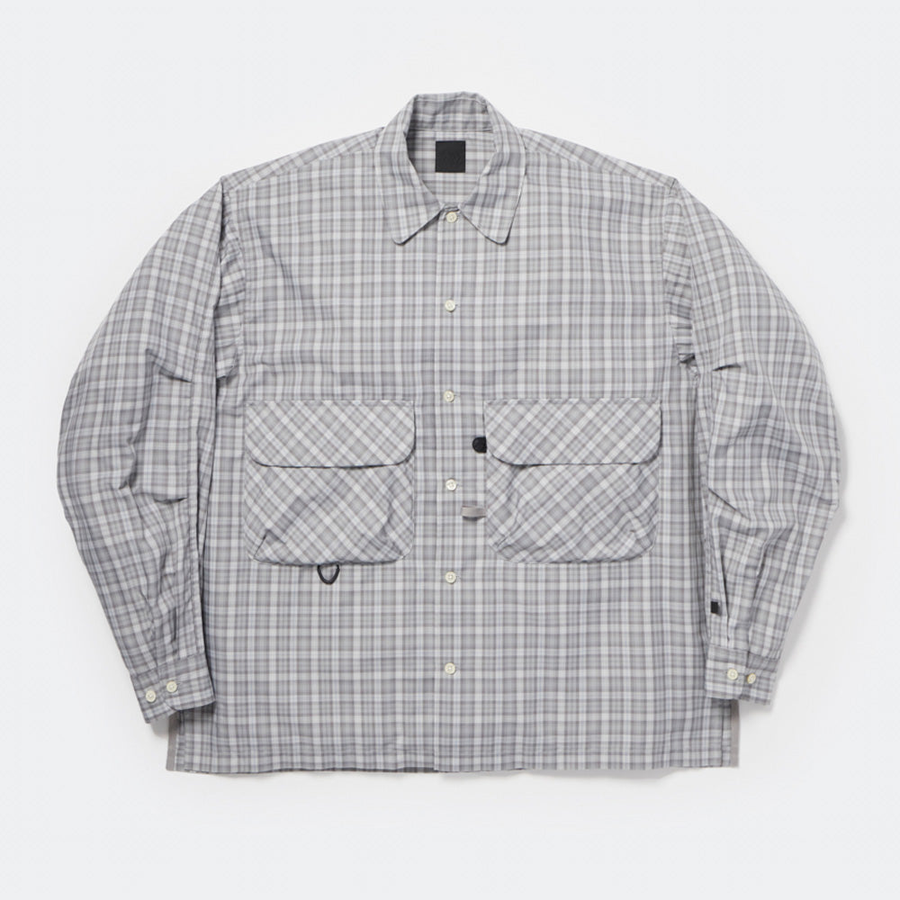 DAIWA PIER39 (ダイワピア39) TECH SPORTS OPEN COLLAR SHIRT L/S GREN