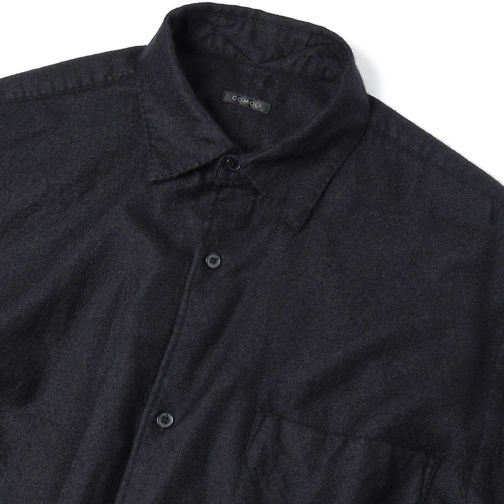 Cashmere silk product dyed shirt