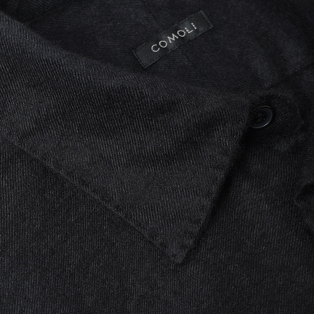 Cashmere silk product dyed shirt