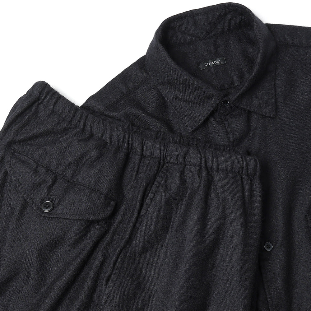 Cashmere silk product dyed shirt