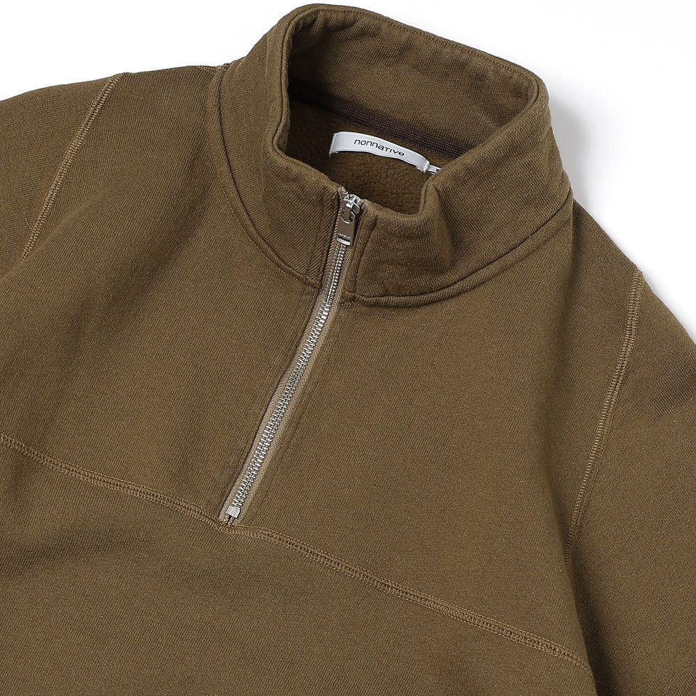 MARINER HALF ZIP PULLOVER COTTON SWEAT