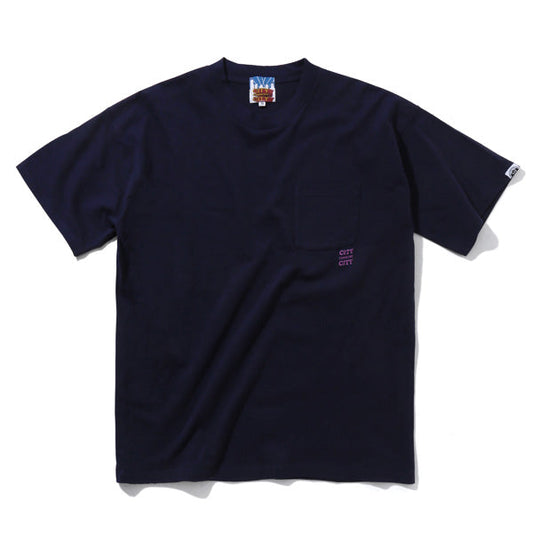 EMBROIDERED LOGO COTTON POCKET T-SHIRT