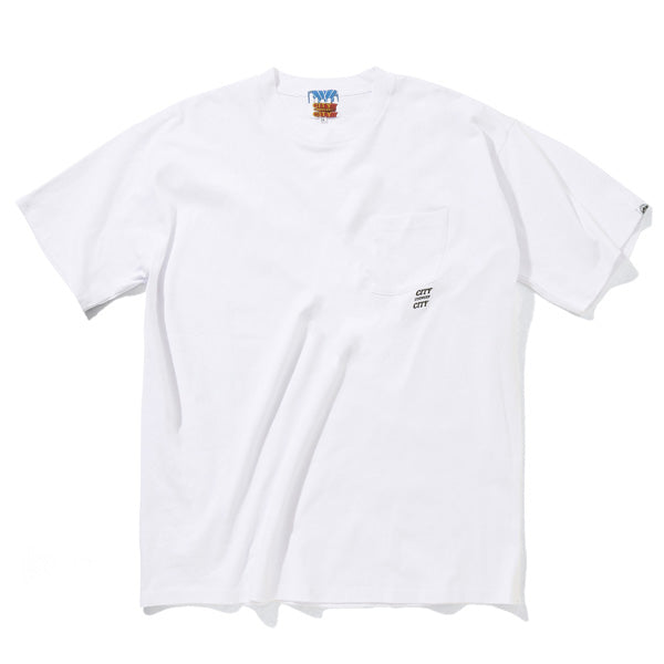 EMBROIDERED LOGO COTTON POCKET  T-SHIRT