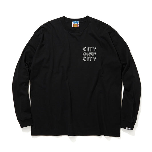 Cotton L/s T-shirt_City Country City