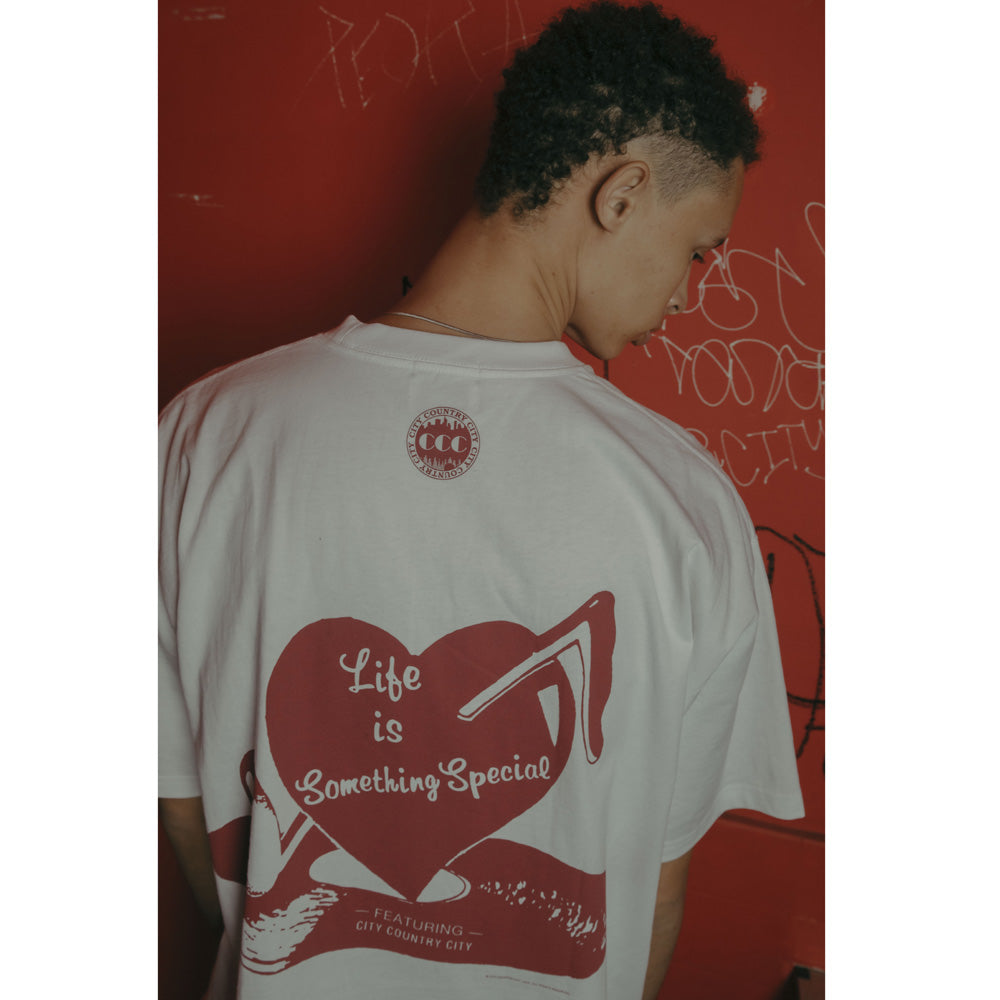 COTTON S/S T-SHIRT_Life is Something Special