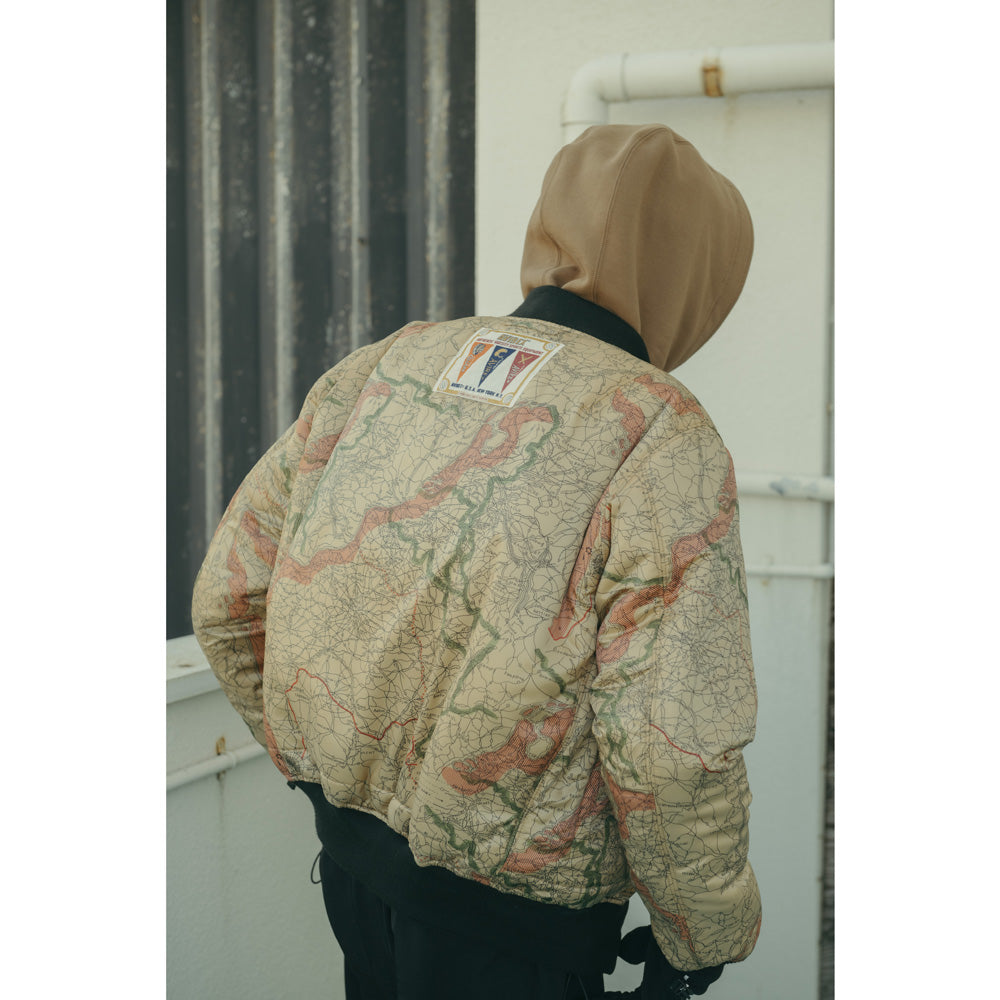 CITY COUNTRY CITY x AVIREX EMBROIDERED LOGO MA-1
