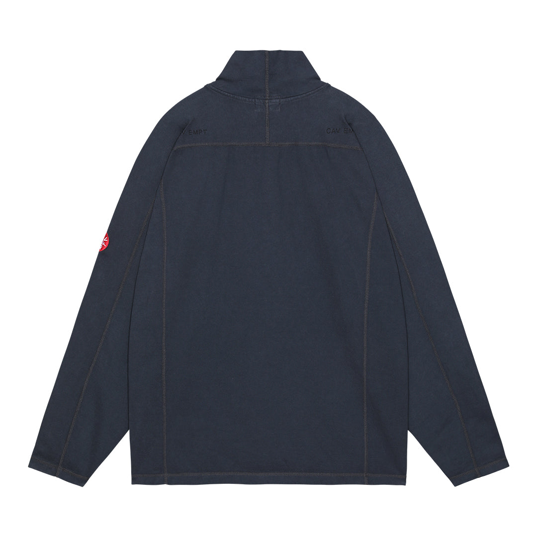 OVERDYE HALF ZIP TURTLE LONG SLEEVE T