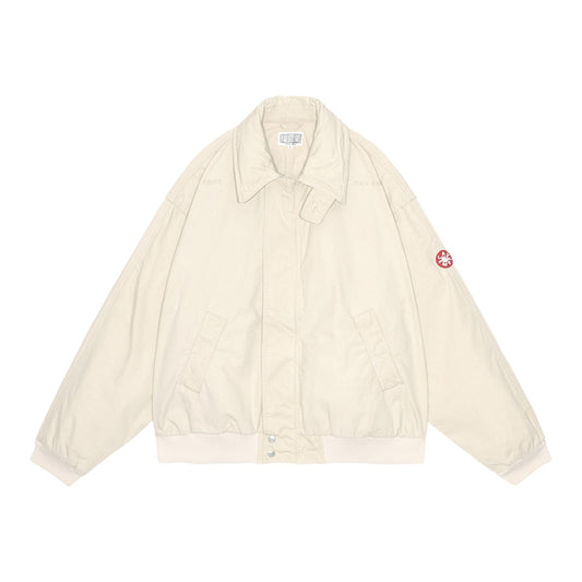 WASHED COTTON LIGHT ZIP JACKET