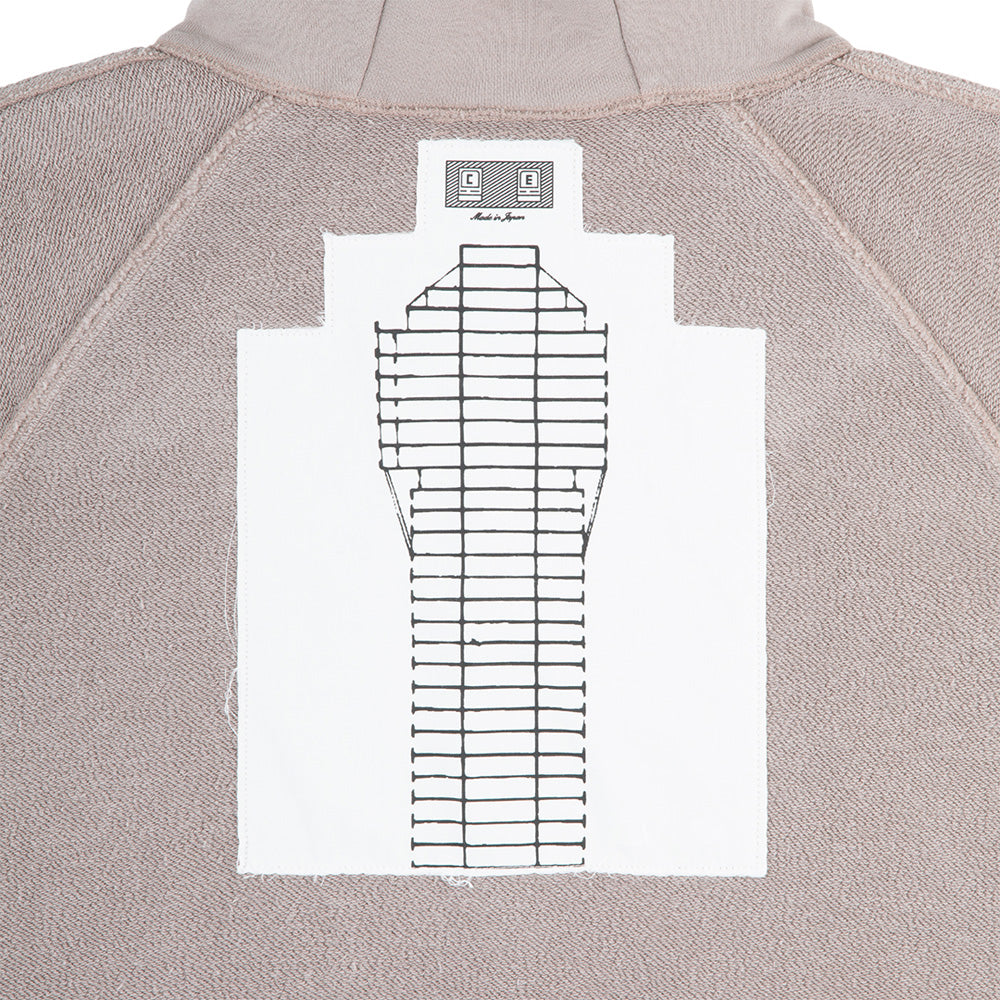 SOLID BIG HEAVY ZIP HOODY