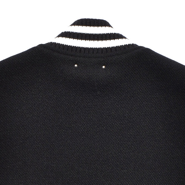 Wool Meiton & Leather Studium Jumper