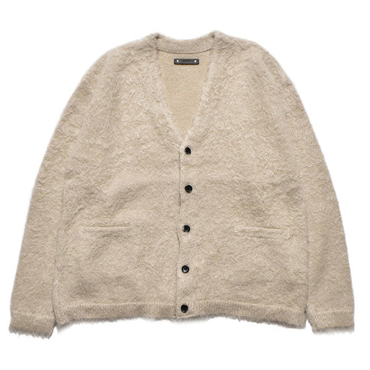 Shaggy Mohair Knit Cardigan