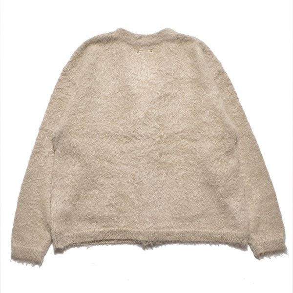 Shaggy Mohair Knit Cardigan