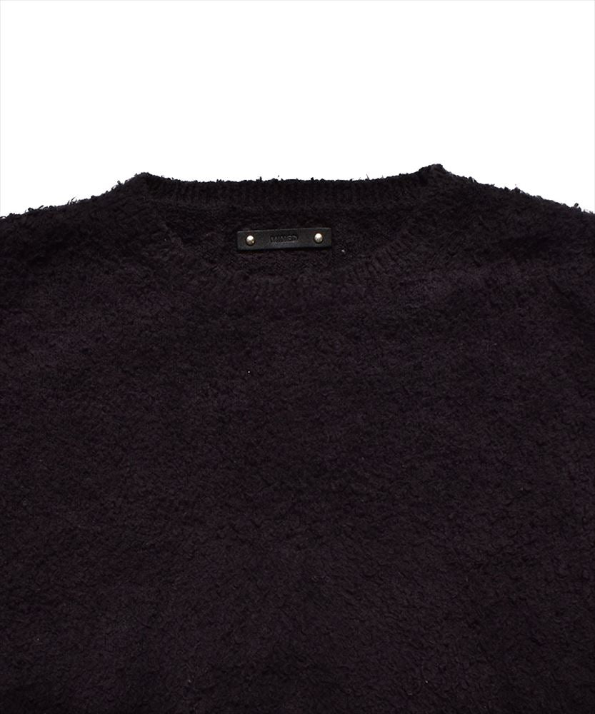 Shaggy Cotton Knit Bleeding Pullover