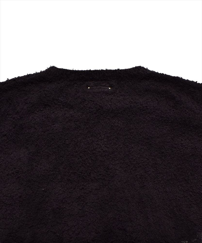 Shaggy Cotton Knit Bleeding Pullover