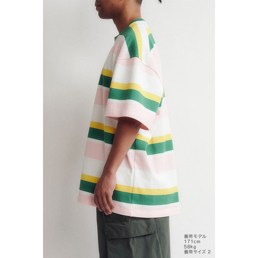 Multi border oversized T-shirt