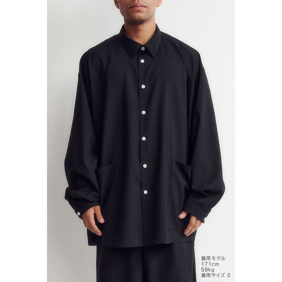 Side pocket L/S shirt