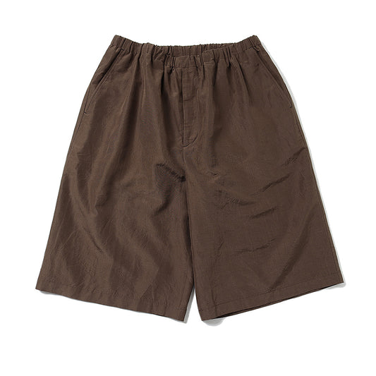 Silk Linen Easy Half Pants
