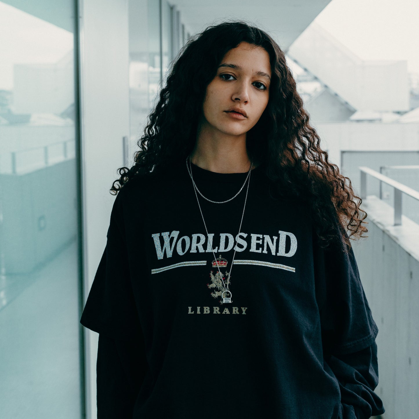 LAYERED OVERSIZE LONG T-SHIRT