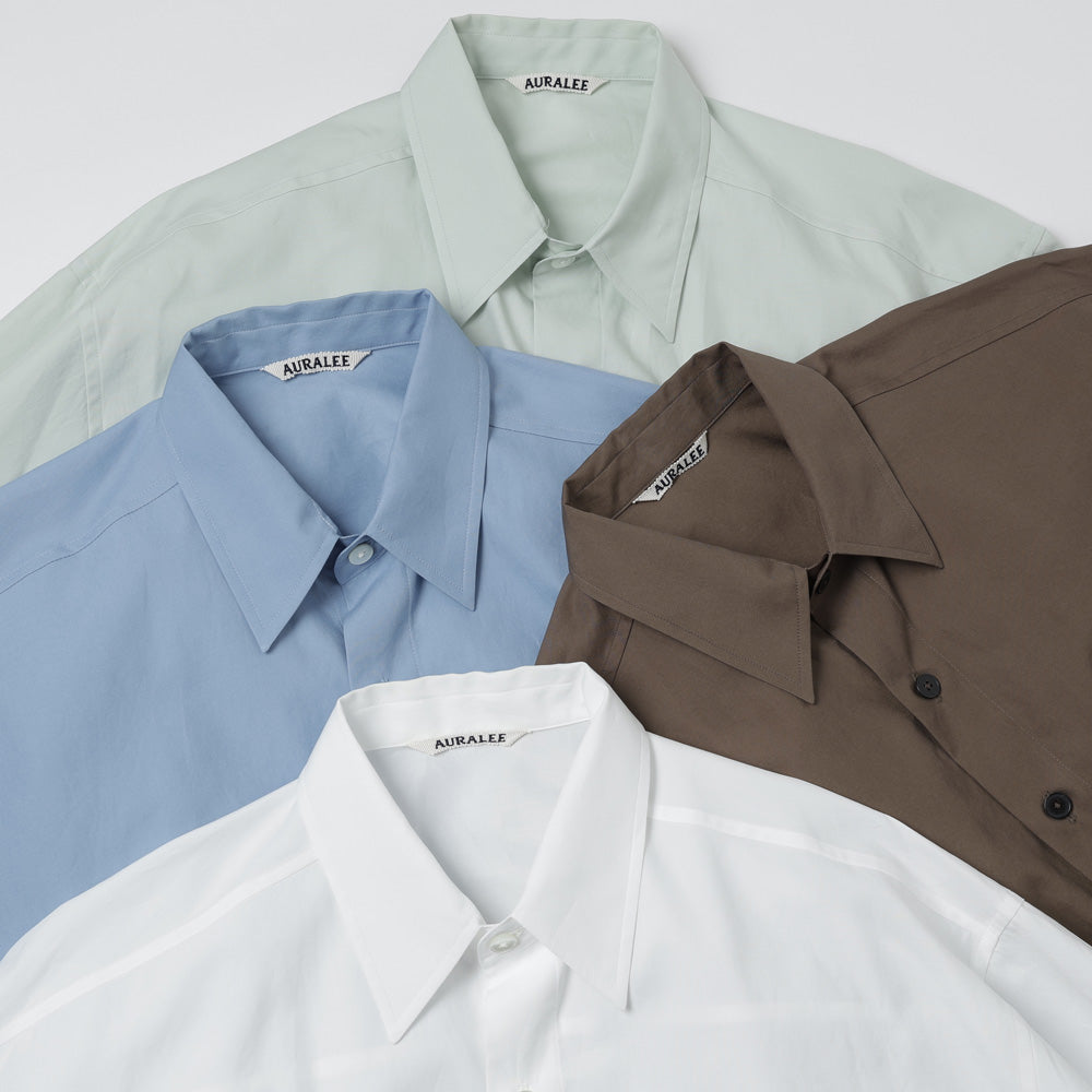 WASHED FINX TWILL BIG SHIRT