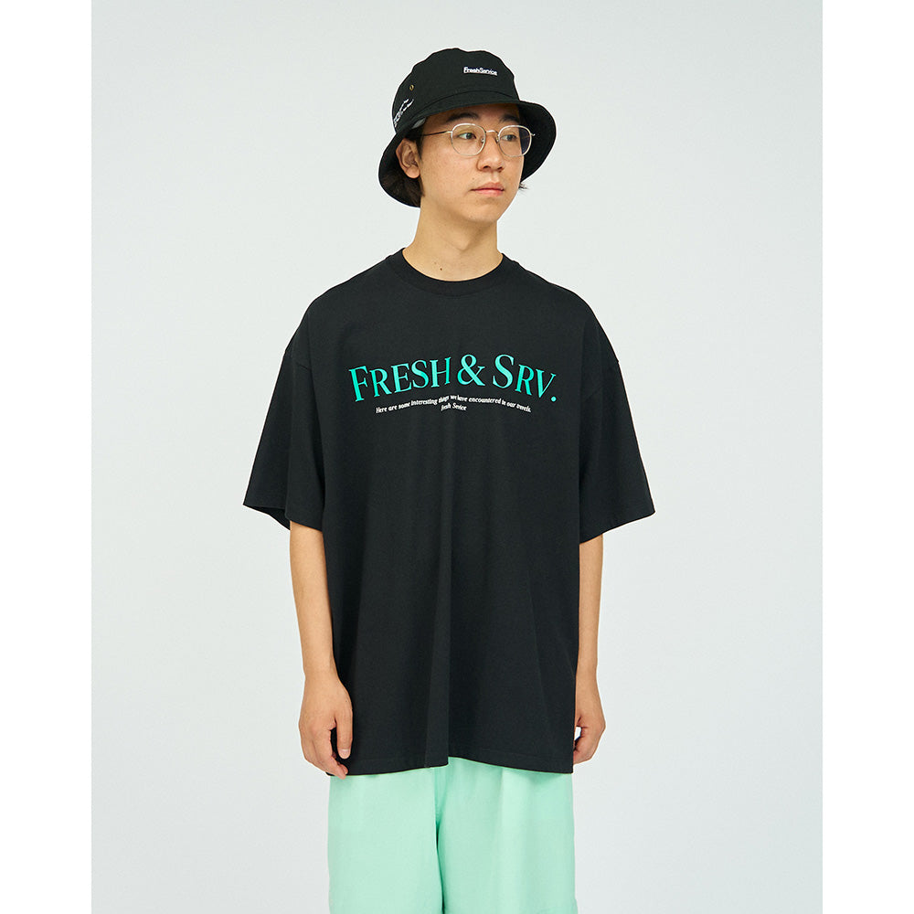 CORPORATE PRINTED S/S TEE ”FRESH&SRV.”