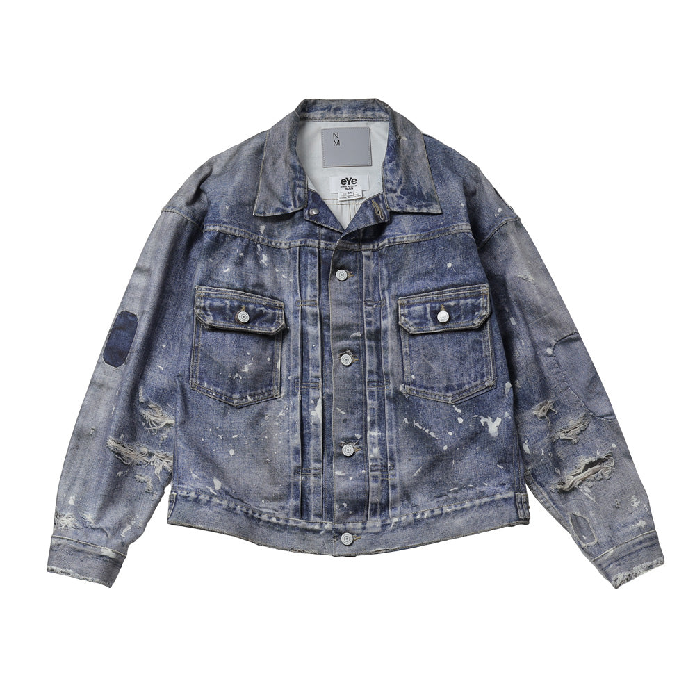 JUNYA WATANABE MAN) Cotton Nylon Twill Transfer Print New Manual W