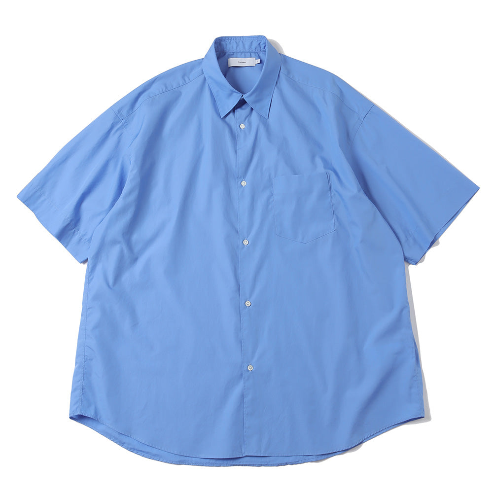 Graphpaper) Broad S/S Oversized Regular Collar Shirt (GM232-50003B