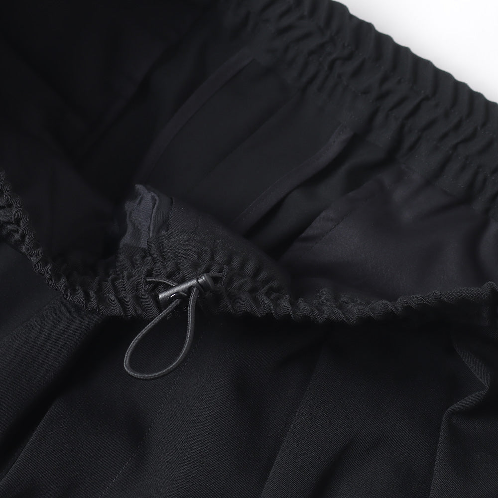 Scale Off Gabardine Two Tuck Wide Trousers