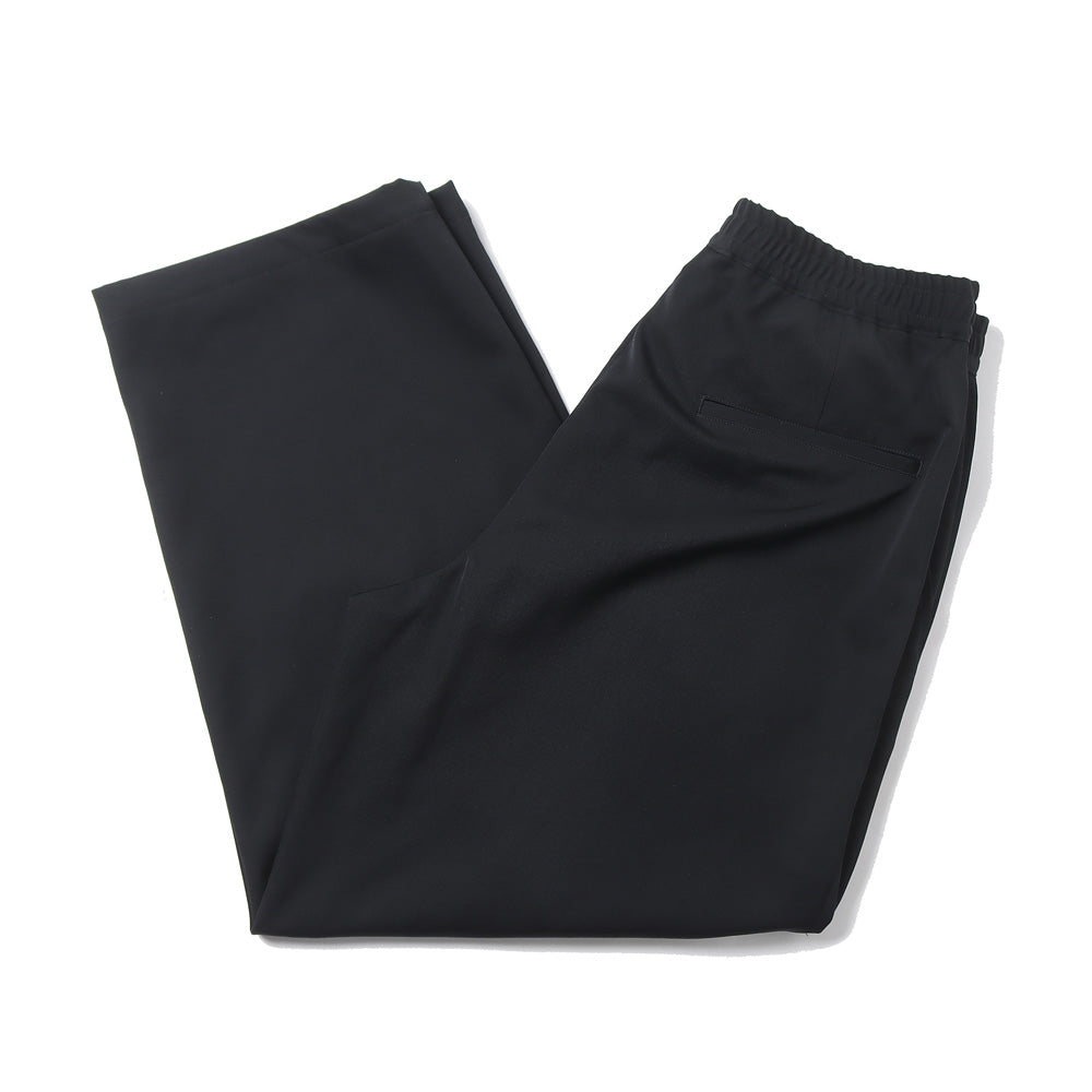 Scale Off Gabardine Two Tuck Wide Trousers