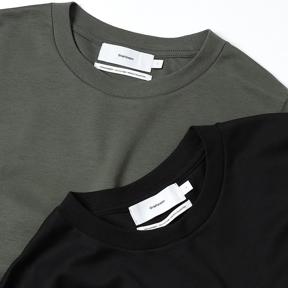 Brushed Mockrody Crew Neck L/S Tee