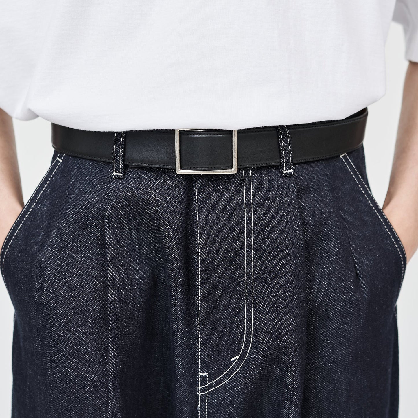 Graphpaper Holeless Leather Classic Belt
