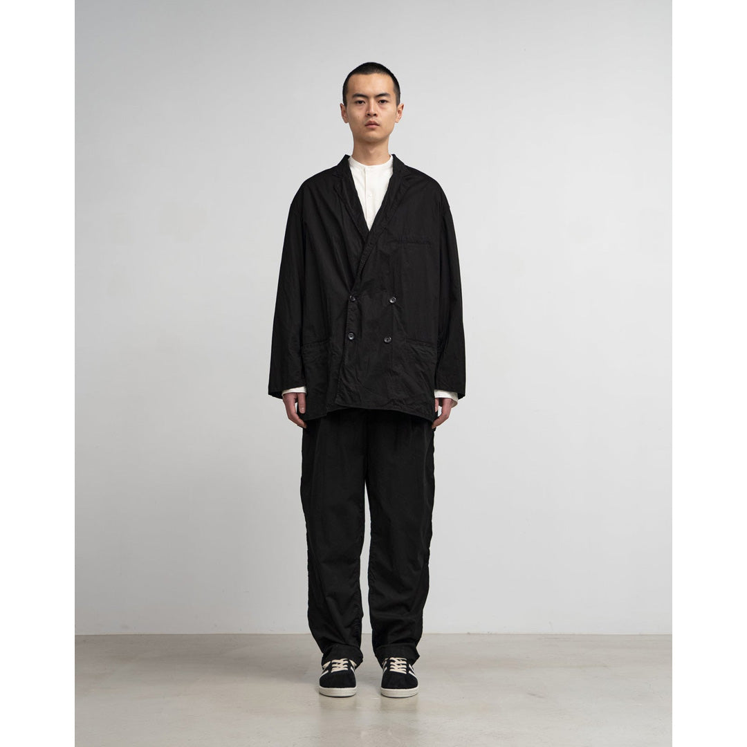Garment Dyed Typewriter Oversized Slacks