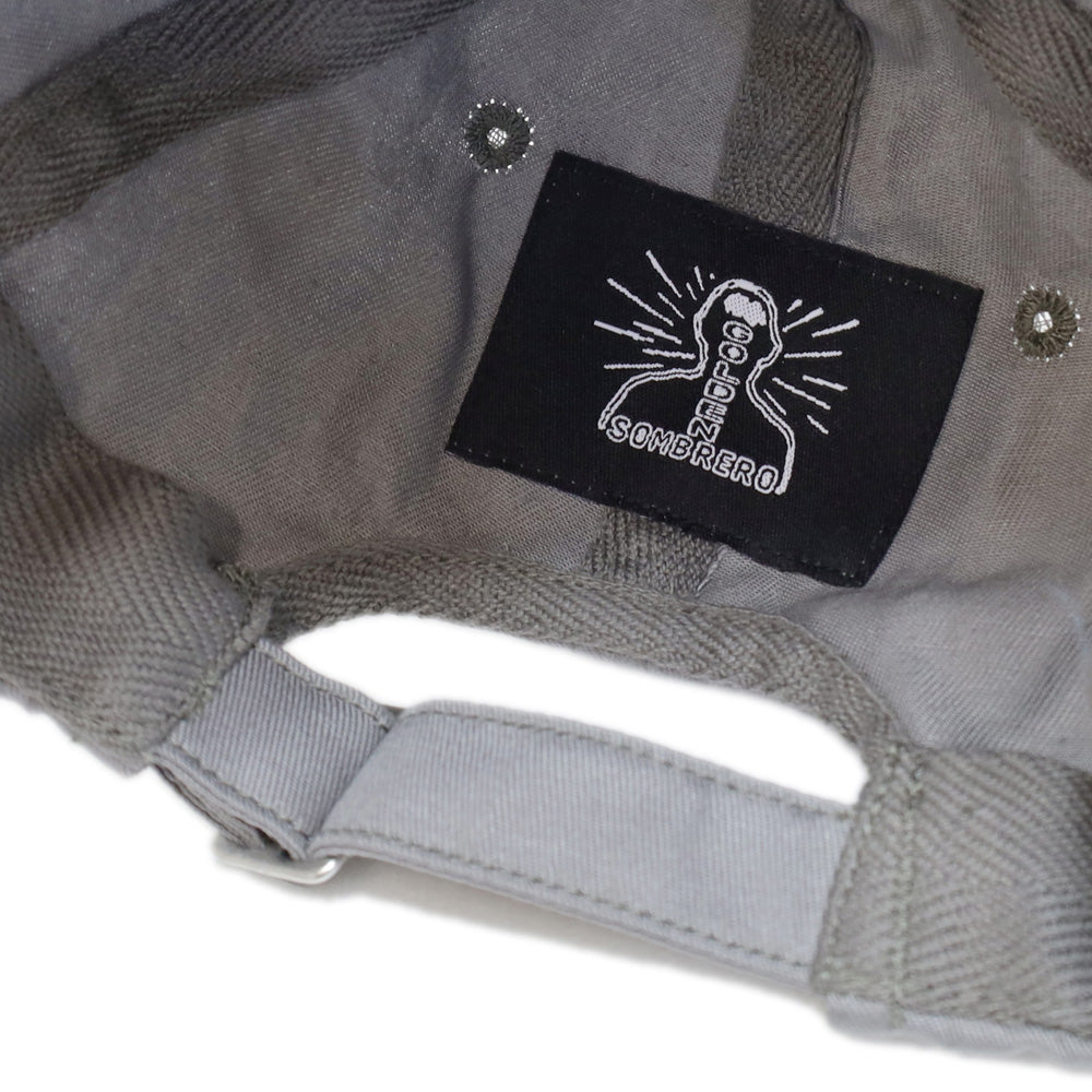 Golden Sombrero Logo CAP designed by Ryohei Kazumi(GRAY)