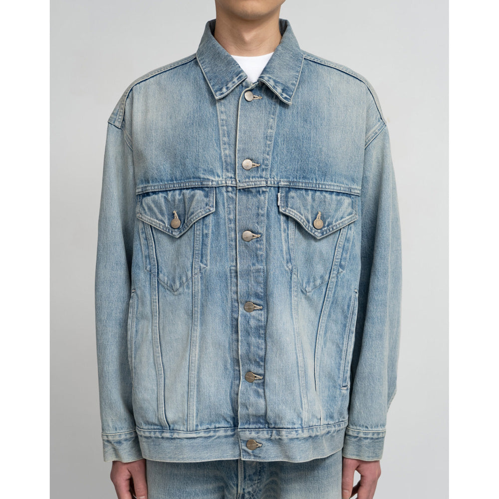 Selvage Denim Trucker Jacket(Lt. FADE)