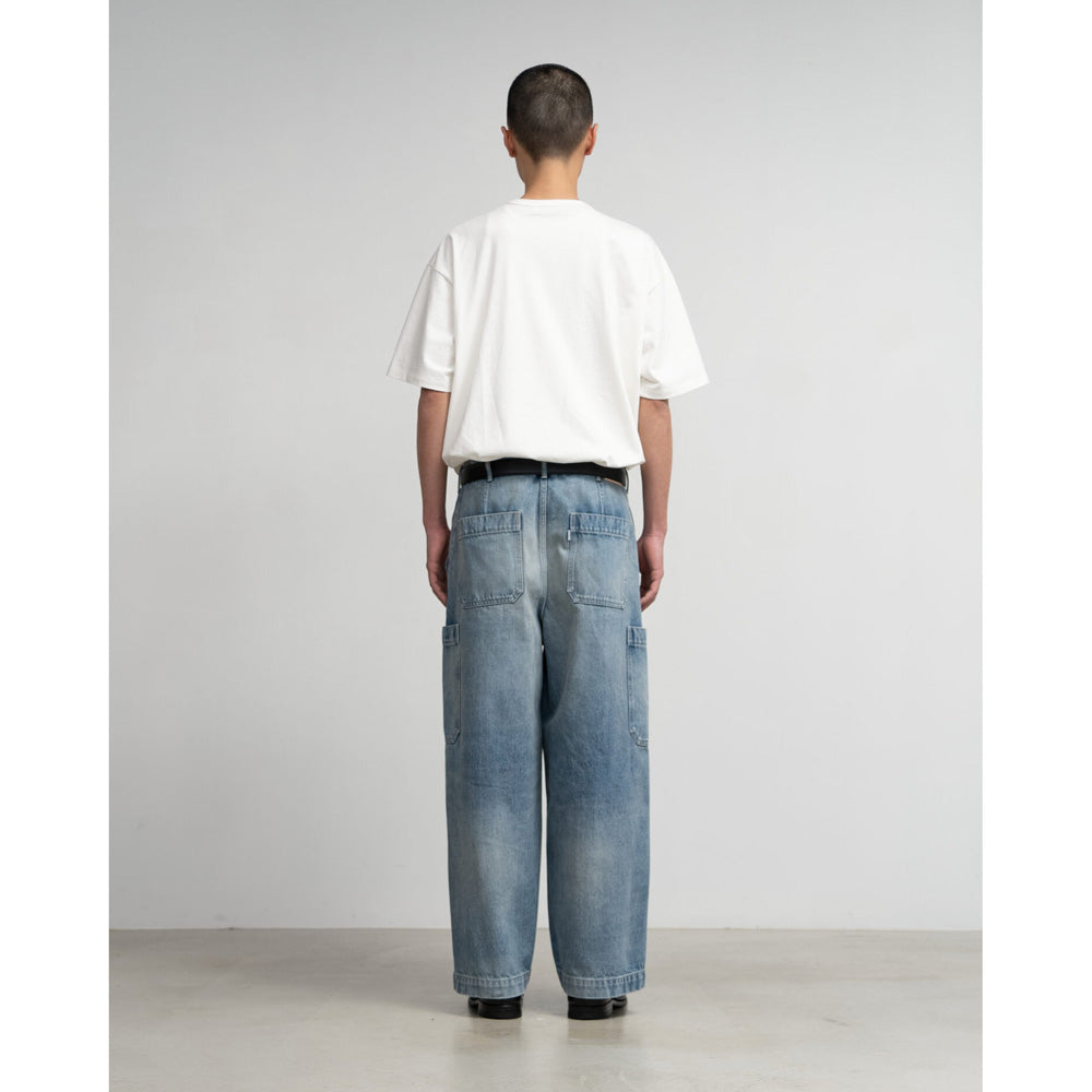 Selvage Denim Cargo Pants(LIGHT FADE)