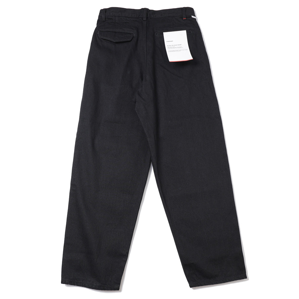 Selvage Denim Two Tuck Tapered Pants(WASHED)
